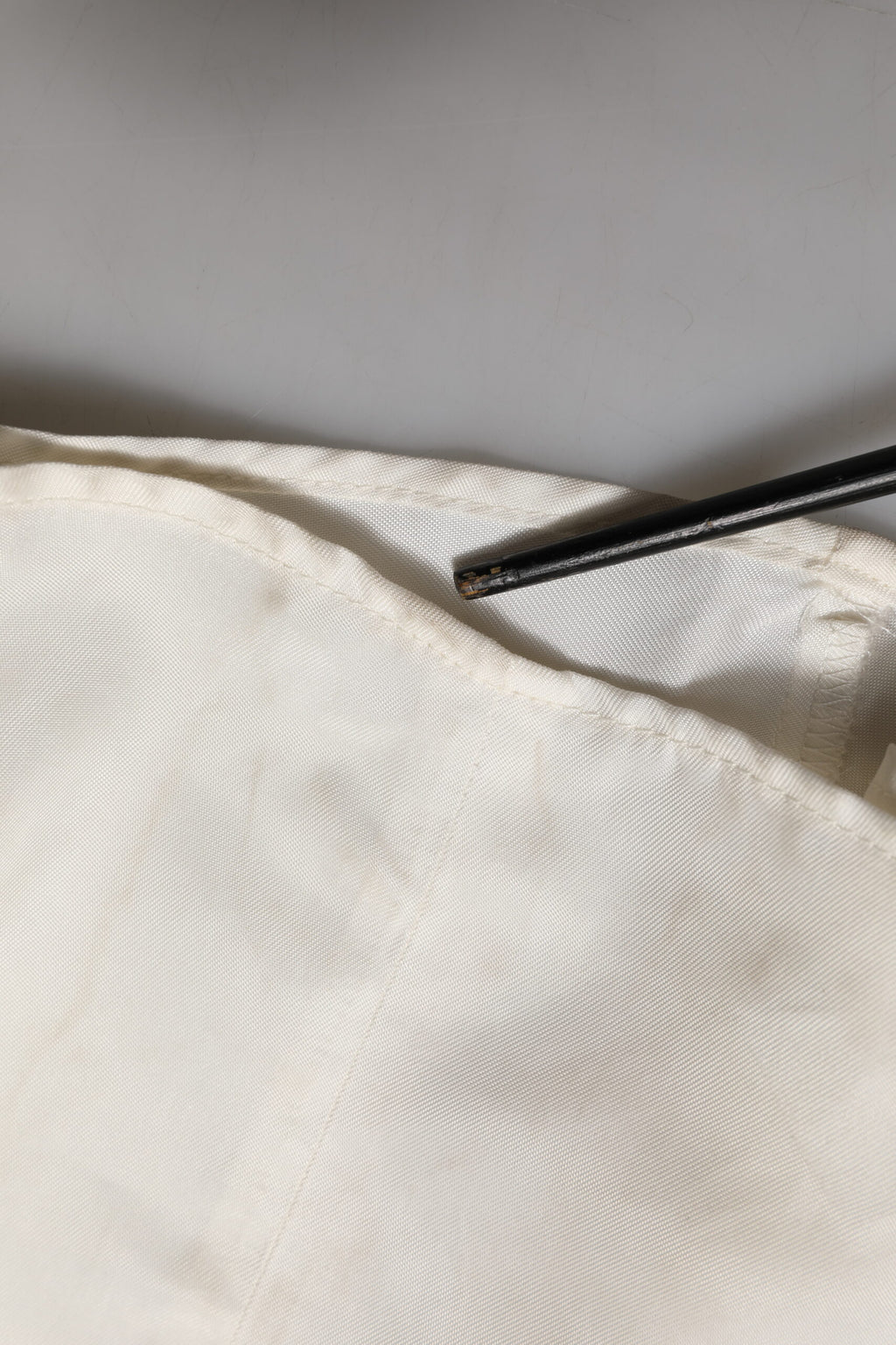 L'Autre Chose Ivory White Sleeveless Maxi Cupro Viscose Dress