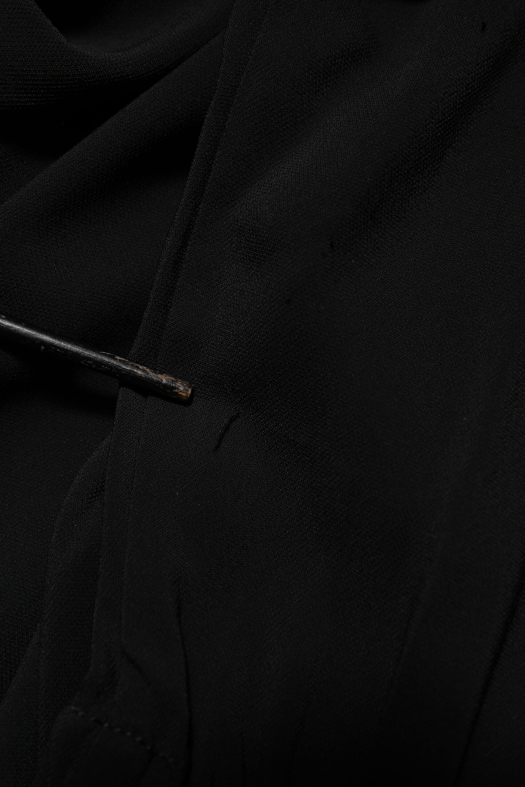 Emporio Armani Black Viscose Blend Shirt Style Belted  Dress | Regal Royce