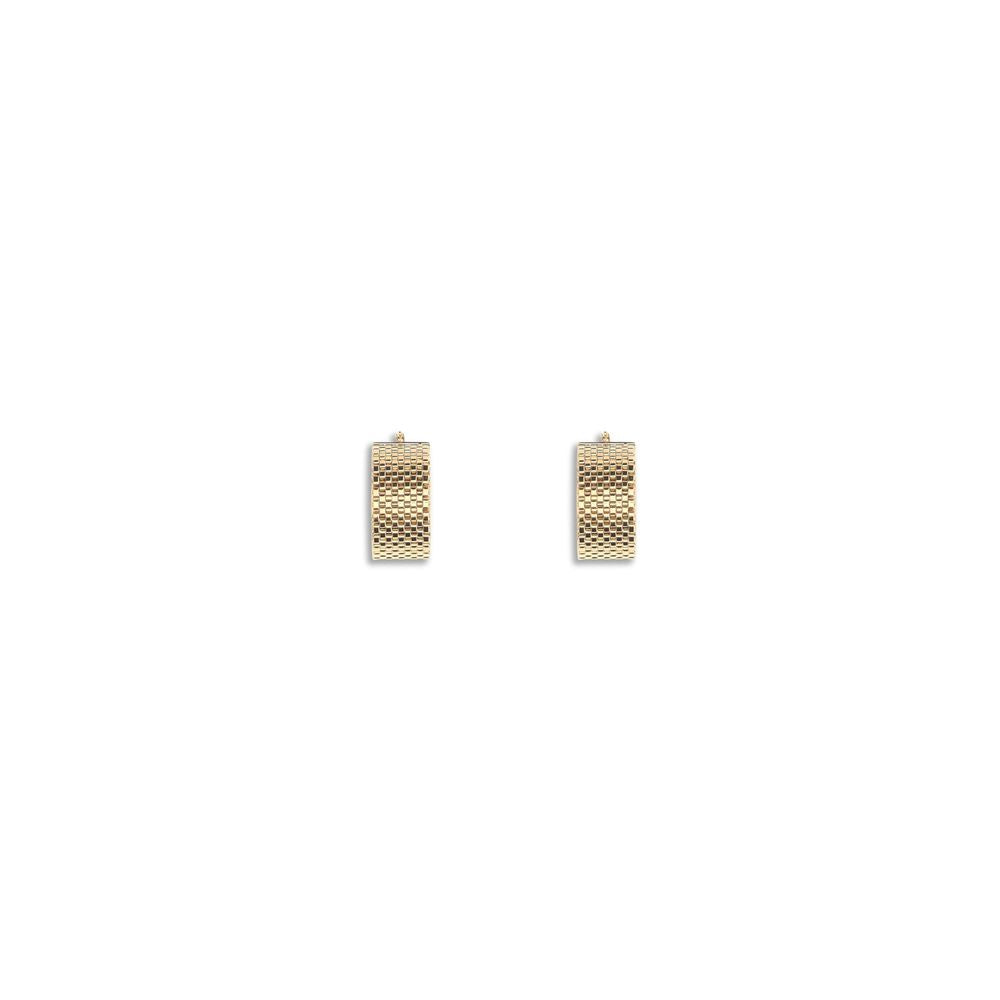 Jil Sander Gold Brass Earrings | Regal Royce