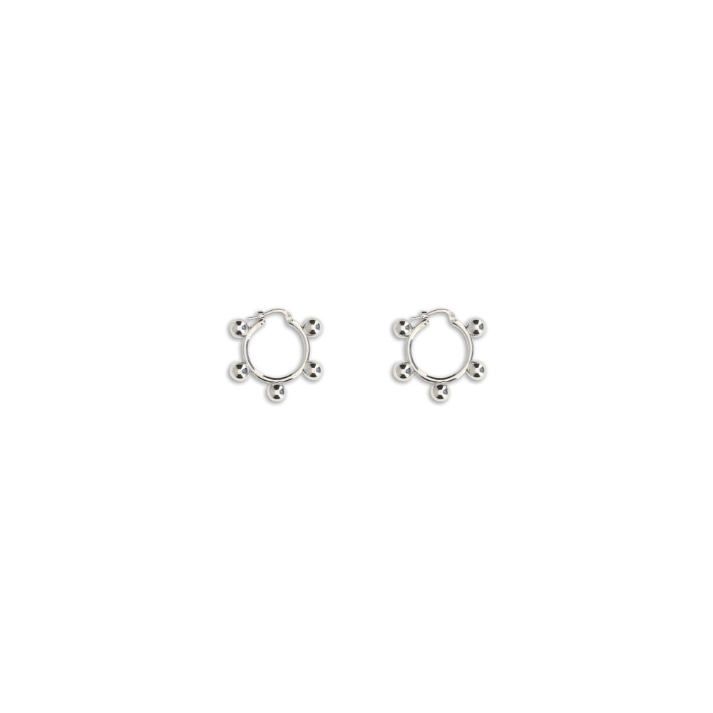 Jil Sander Silver Brass Earrings | Regal Royce