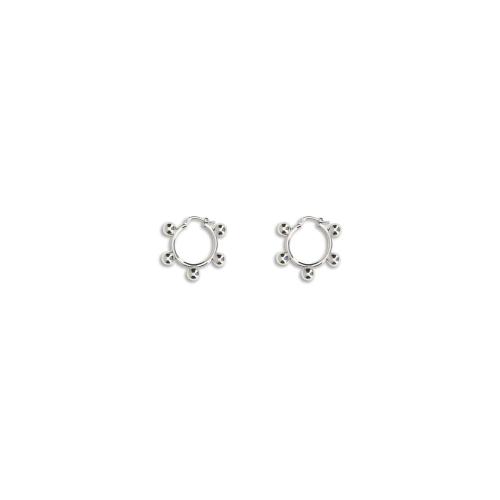 Jil Sander Silver Brass Earrings | Regal Royce