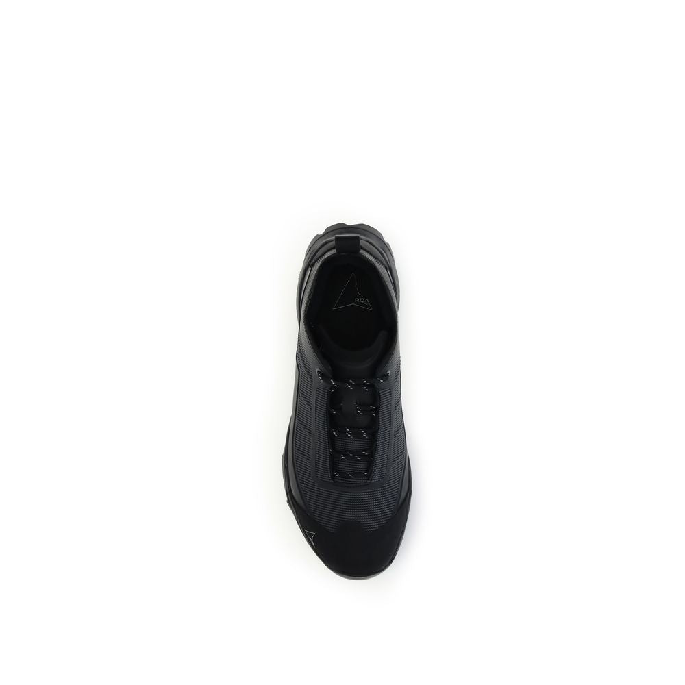 ROA Black Polyamide Athletic Sneakers | Regal Royce
