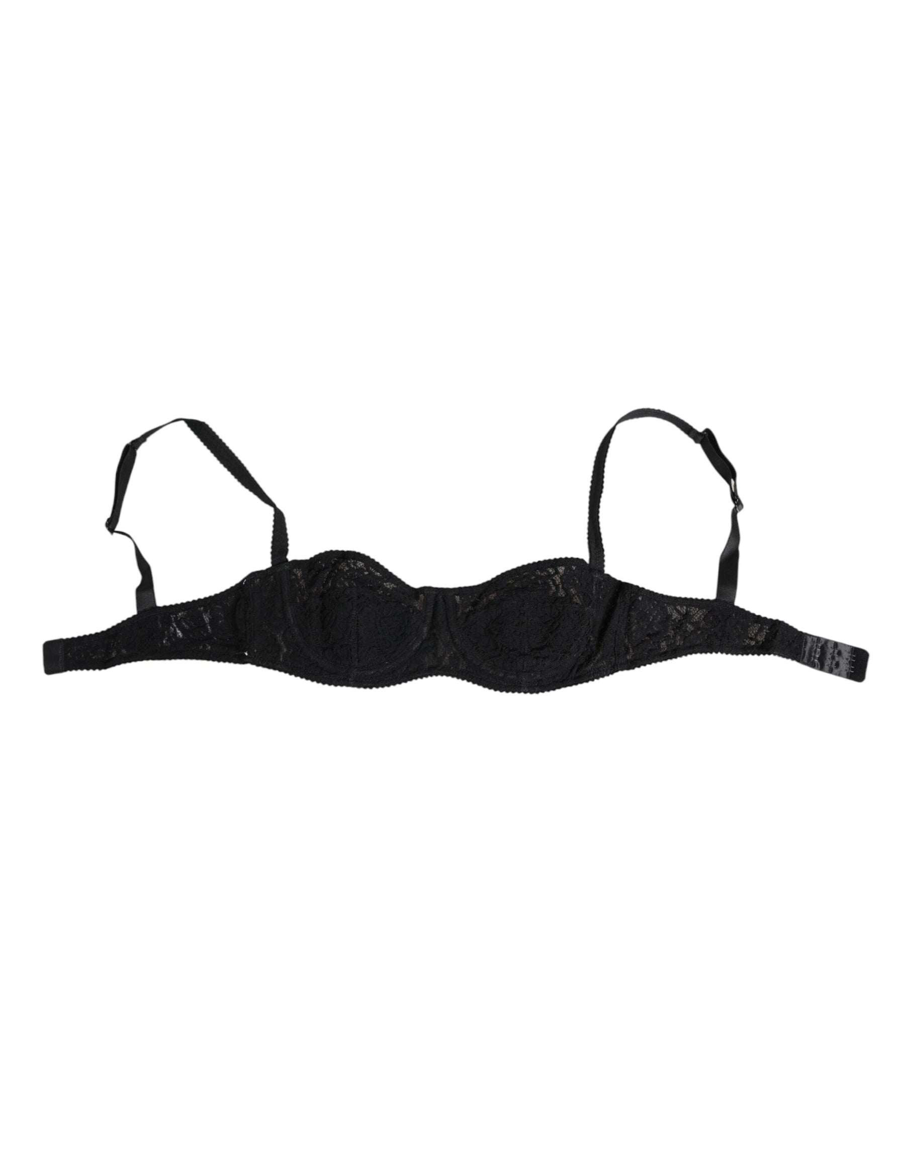 Dolce & Gabbana Black Lace Underwire Bra Lingerie Underwear | Regal Royce