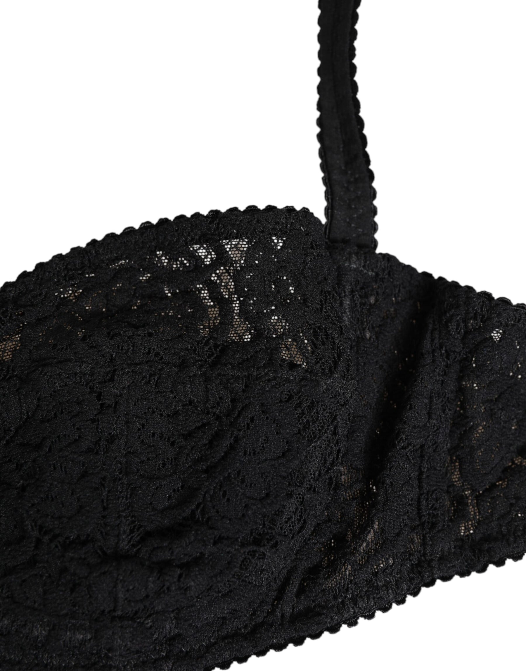 Dolce & Gabbana Black Lace Underwire Bra Lingerie Underwear | Regal Royce