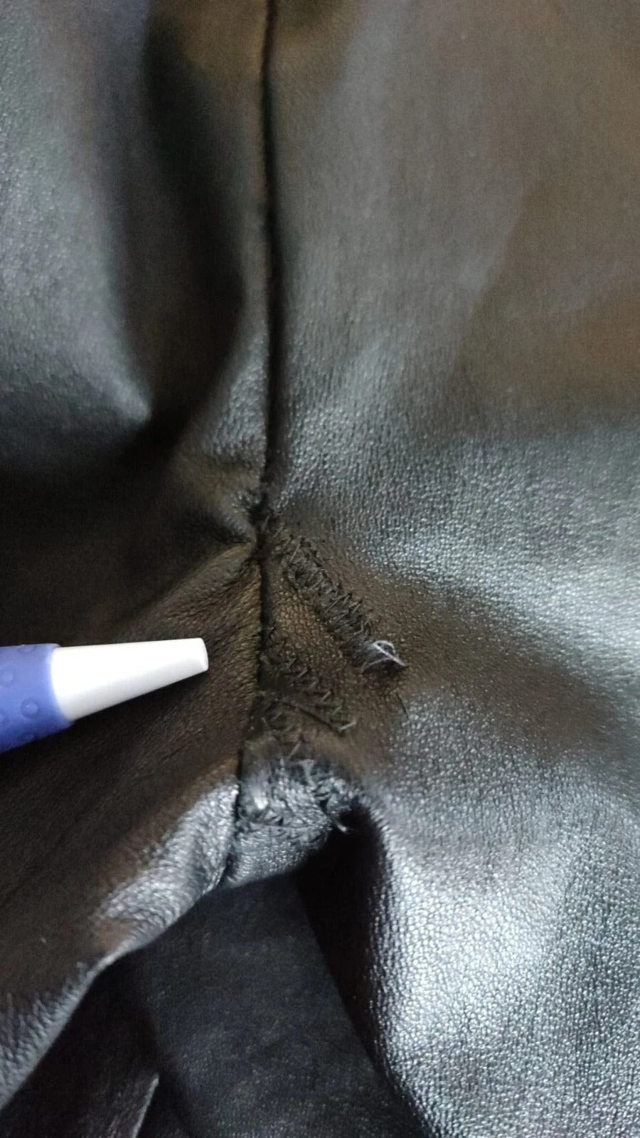 Dolce & Gabbana Black Leather Elastic Waist Trouser Pants | Regal Royce