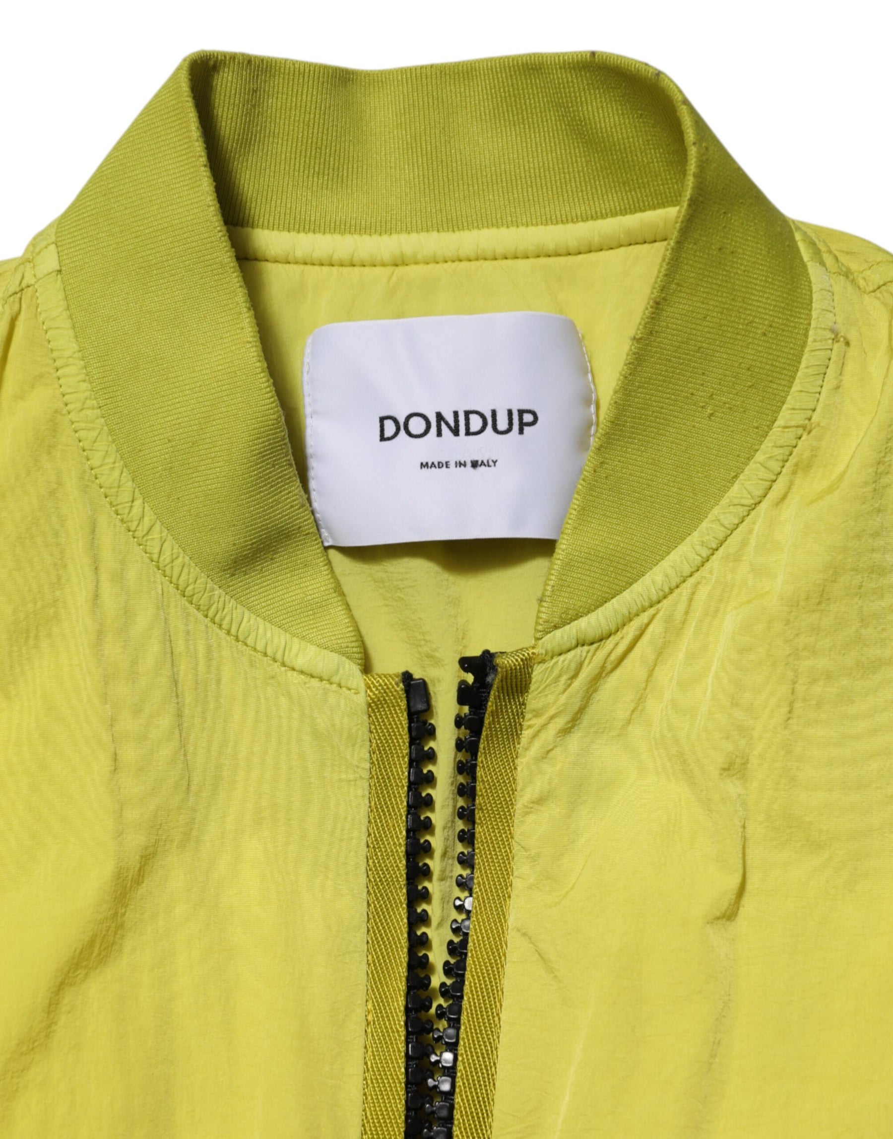 Dondup Yellow Polyamide Zipper Bomber Women’s Jacket | Regal Royce