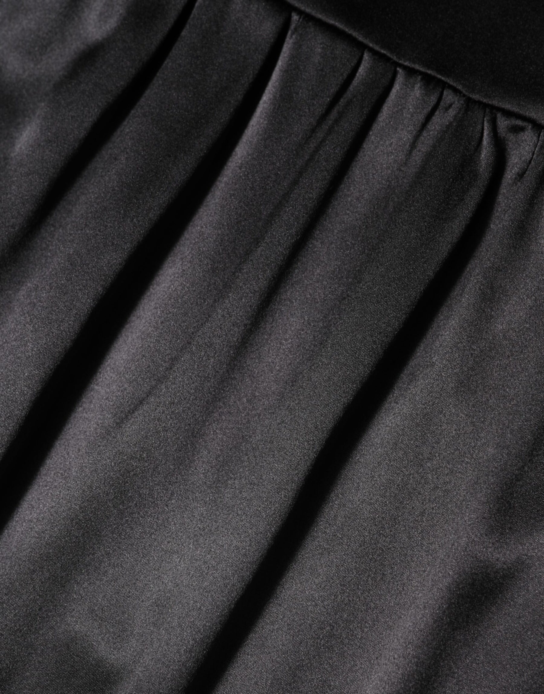 Dolce & Gabbana Black Silk Blend Lace Trim Sleeveless Mini Dress | Regal Royce