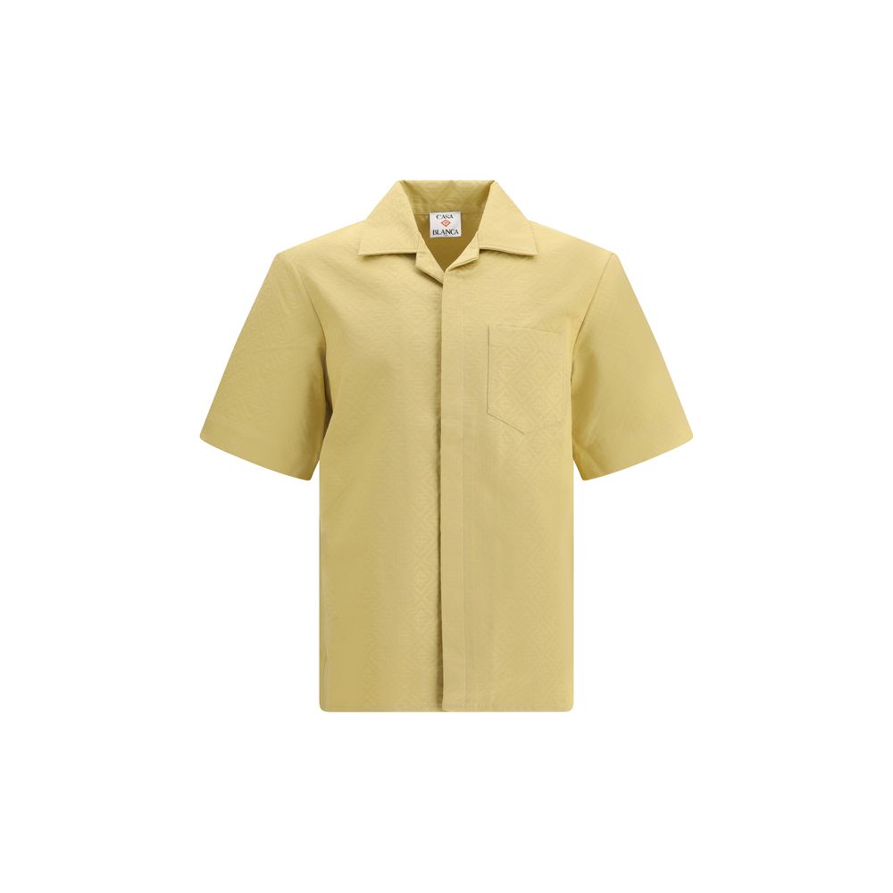 Casablanca Cream Cotton Shortsleeve Shirt