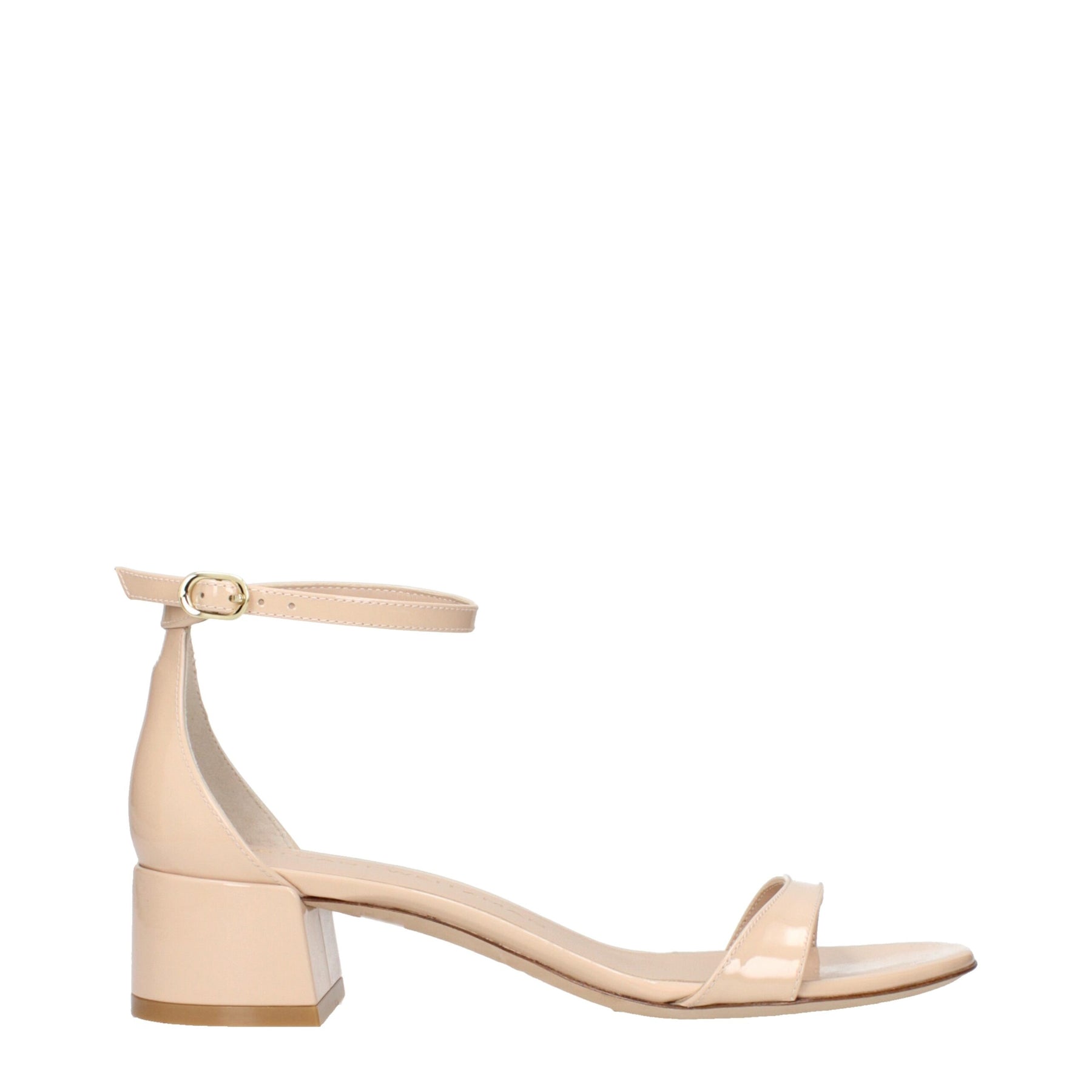 Stuart Weitzman Beige Leather Flat Sandals | Regal Royce