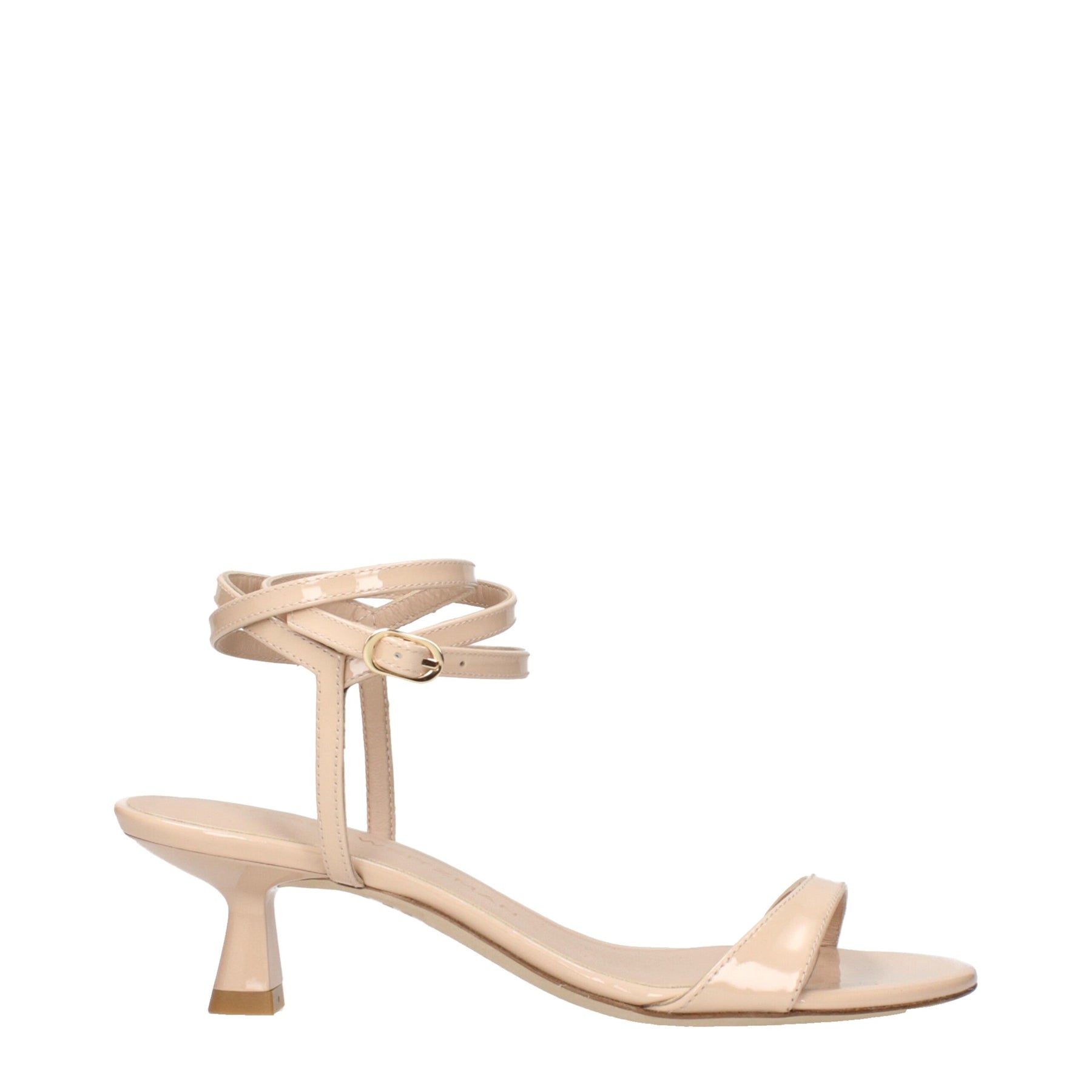 Stuart Weitzman Beige Leather Stiletto Heel Sandals | Regal Royce