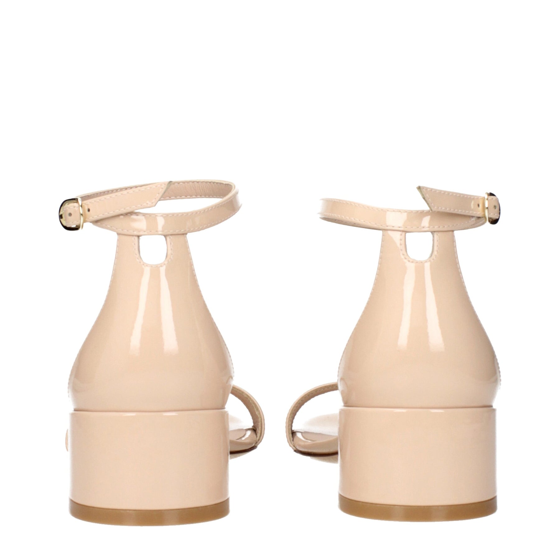 Stuart Weitzman Beige Leather Flat Sandals | Regal Royce