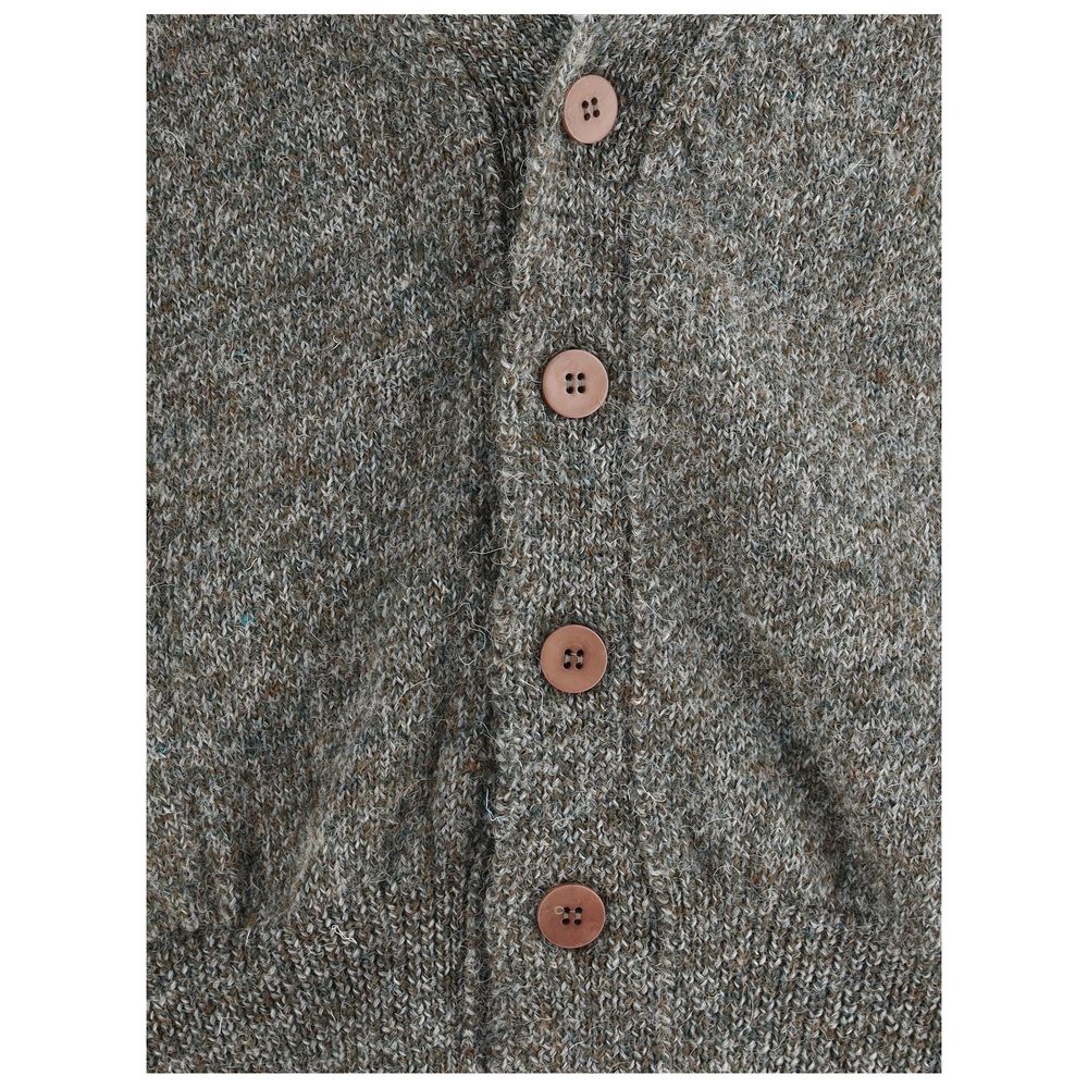 Magliano Gray Wool Cardigan | Regal Royce