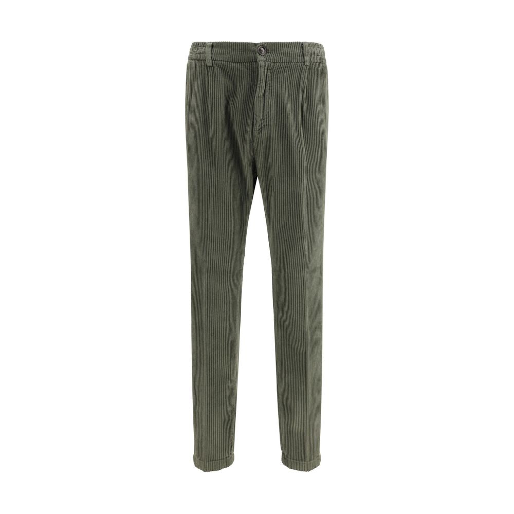 Cruna Bicolor Cotton Casual Pants | Regal Royce
