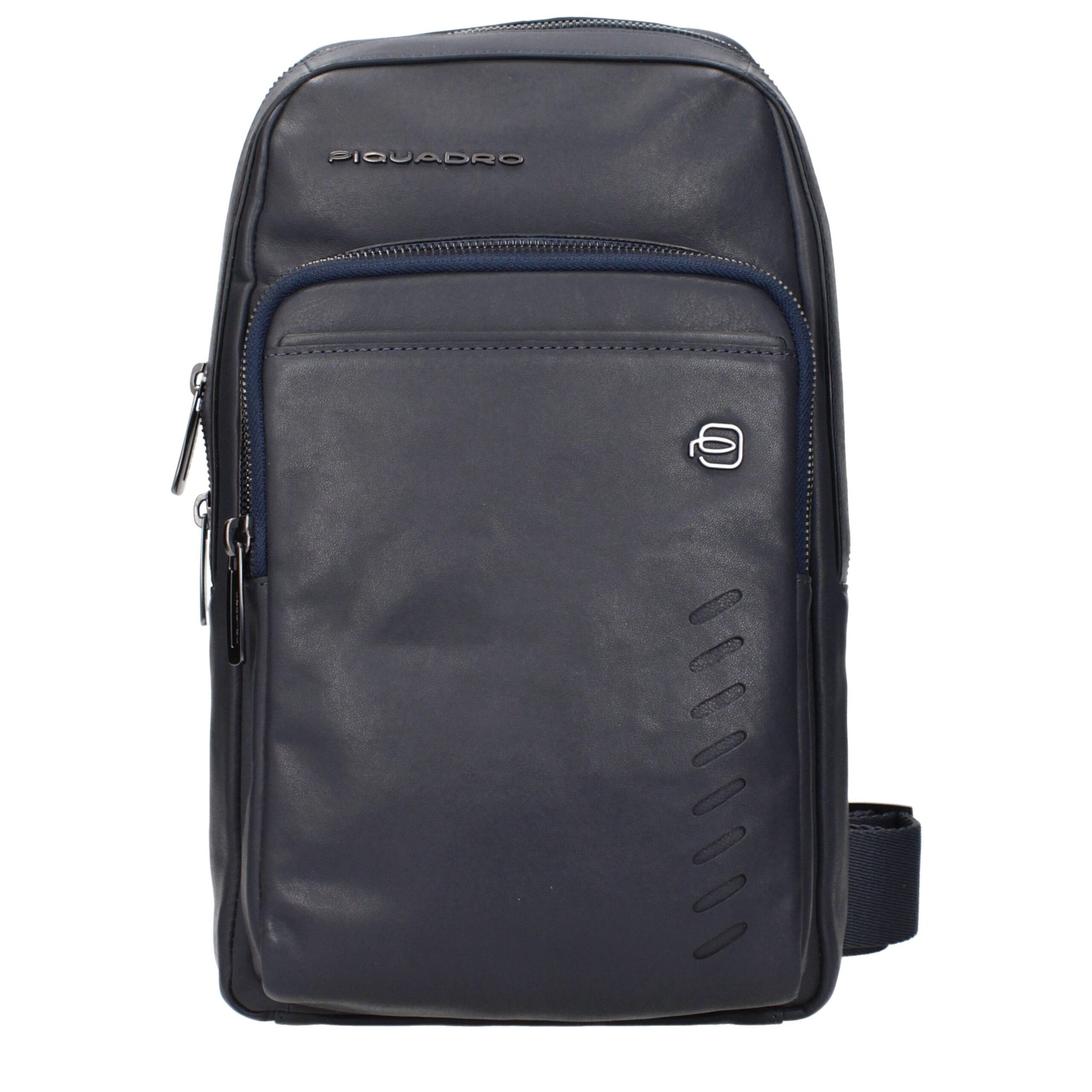 Piquadro Blue Leather Crossbody Bag | Regal Royce