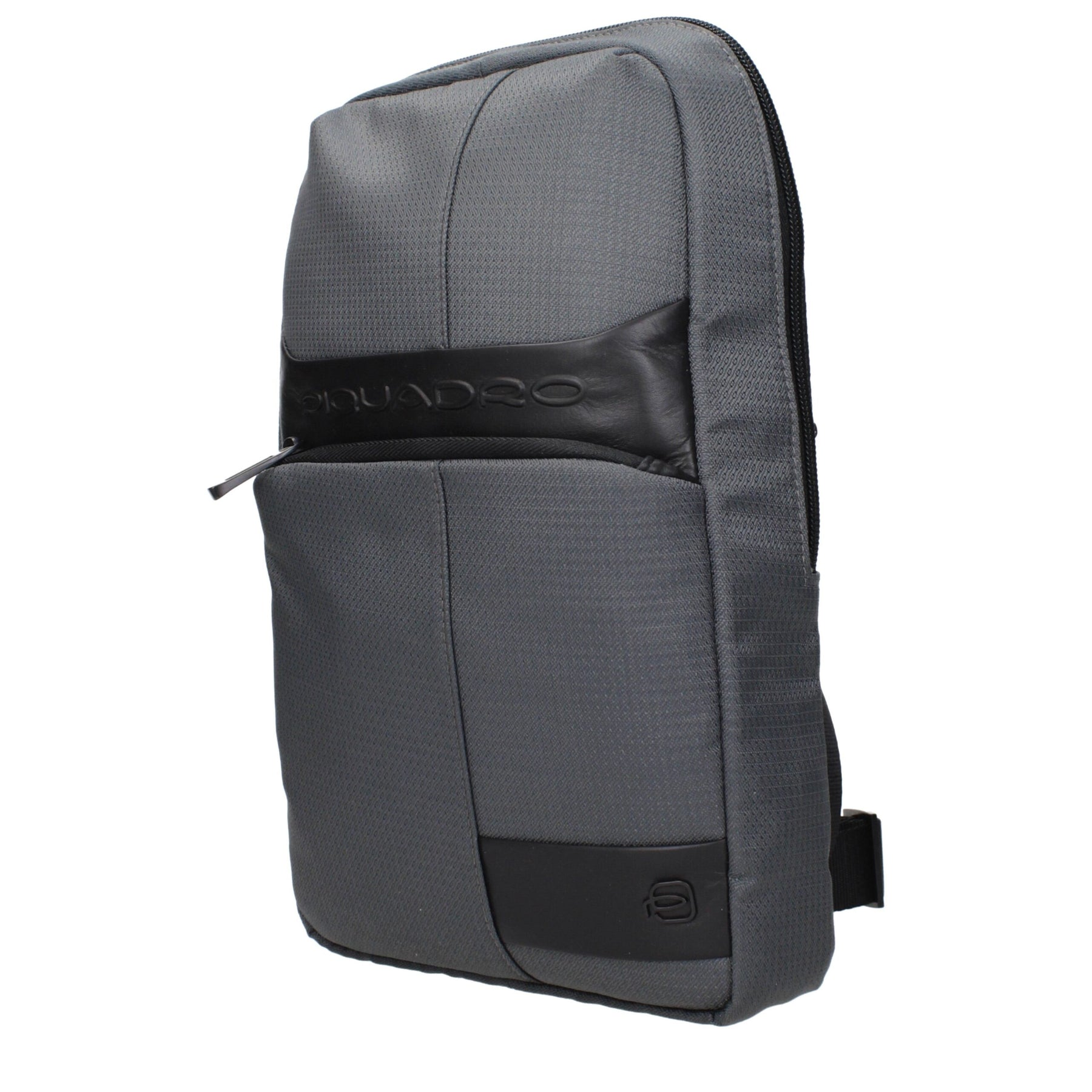 Piquadro Gray Fabric Crossbody Bag | Regal Royce
