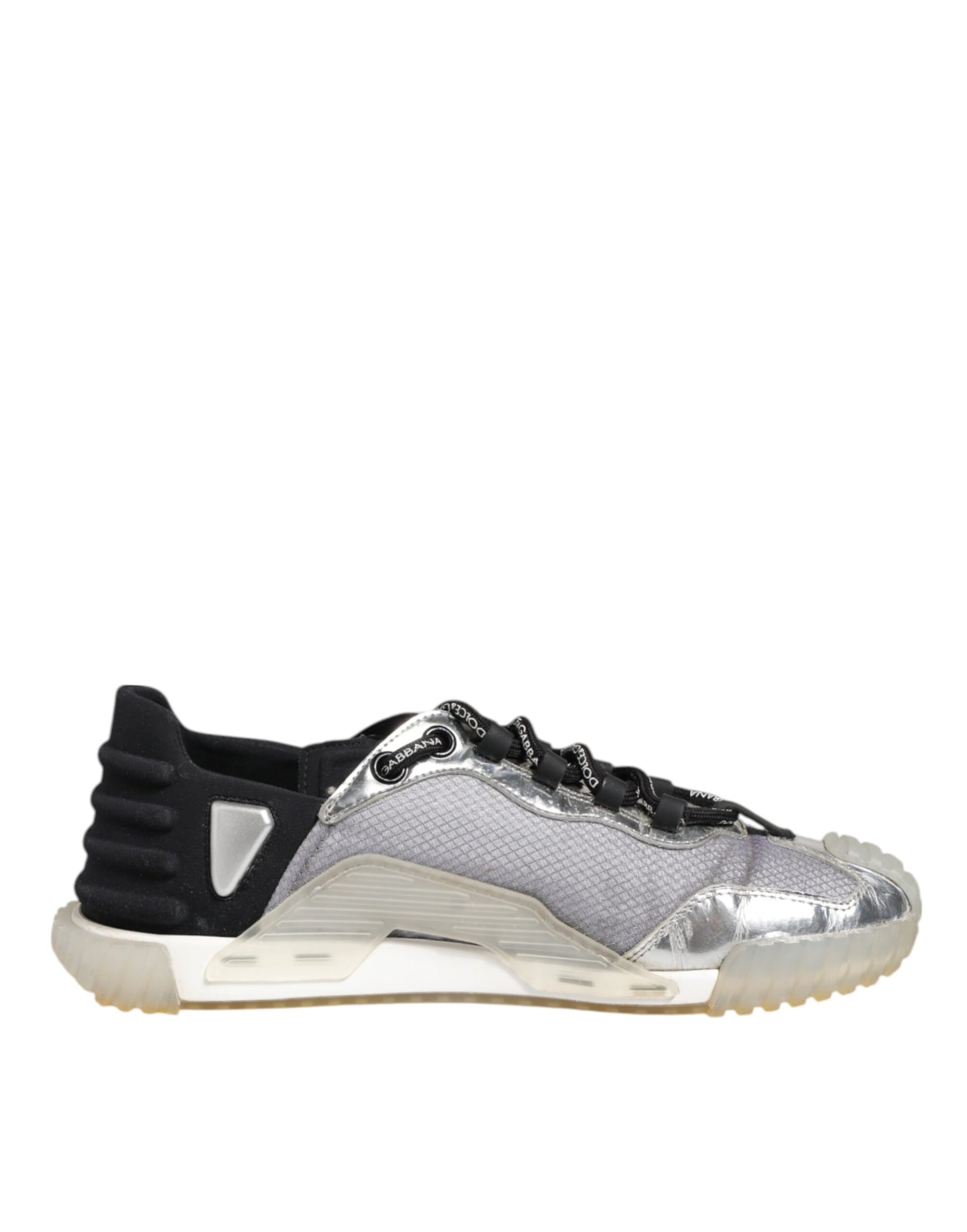 Dolce & Gabbana Multicolor Silver Logo Low Top NS1 Sneakers Shoes | Regal Royce