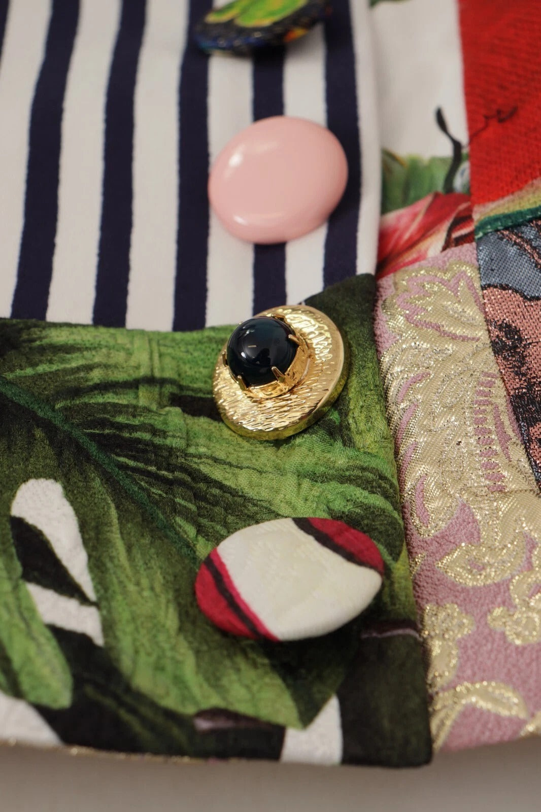 Dolce & Gabbana Multicolor Patchwork A-line Polyester Skirt | Regal Royce