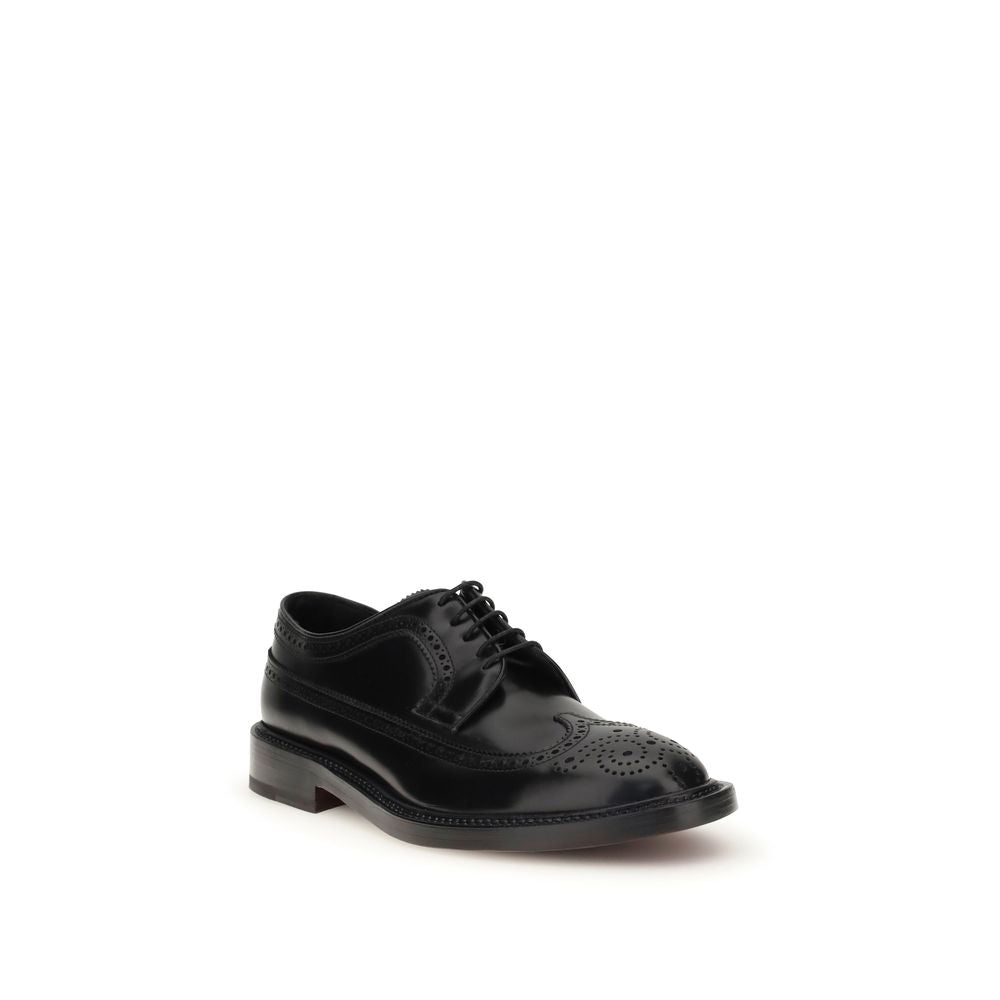 Fratelli Rossetti Black Leather Oxfords And Derbies | Regal Royce