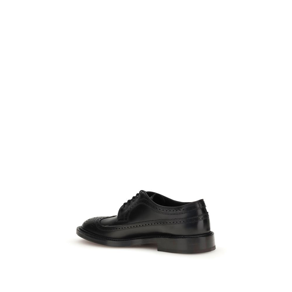 Fratelli Rossetti Black Leather Oxfords And Derbies | Regal Royce