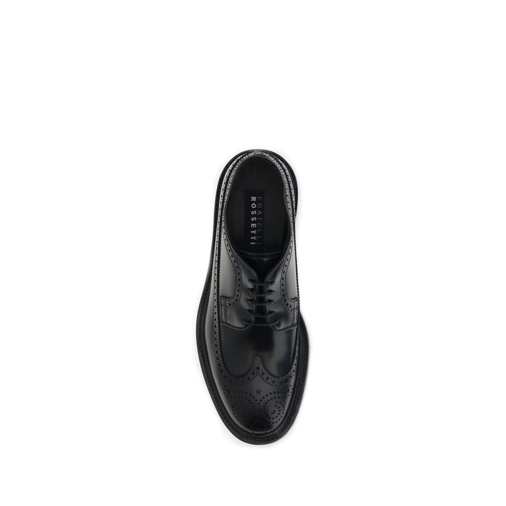 Fratelli Rossetti Black Leather Oxfords And Derbies | Regal Royce