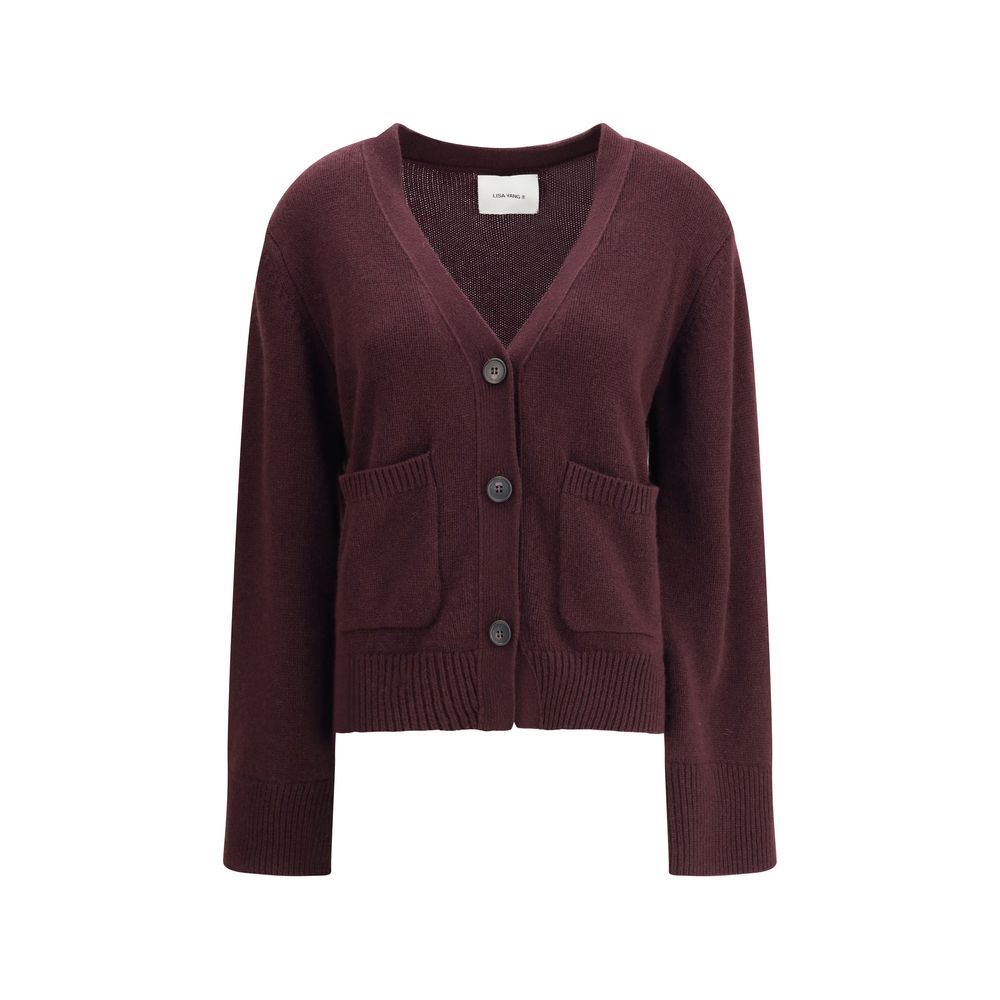 Lisa Yang Purple Cashmere Cardigan | Regal Royce