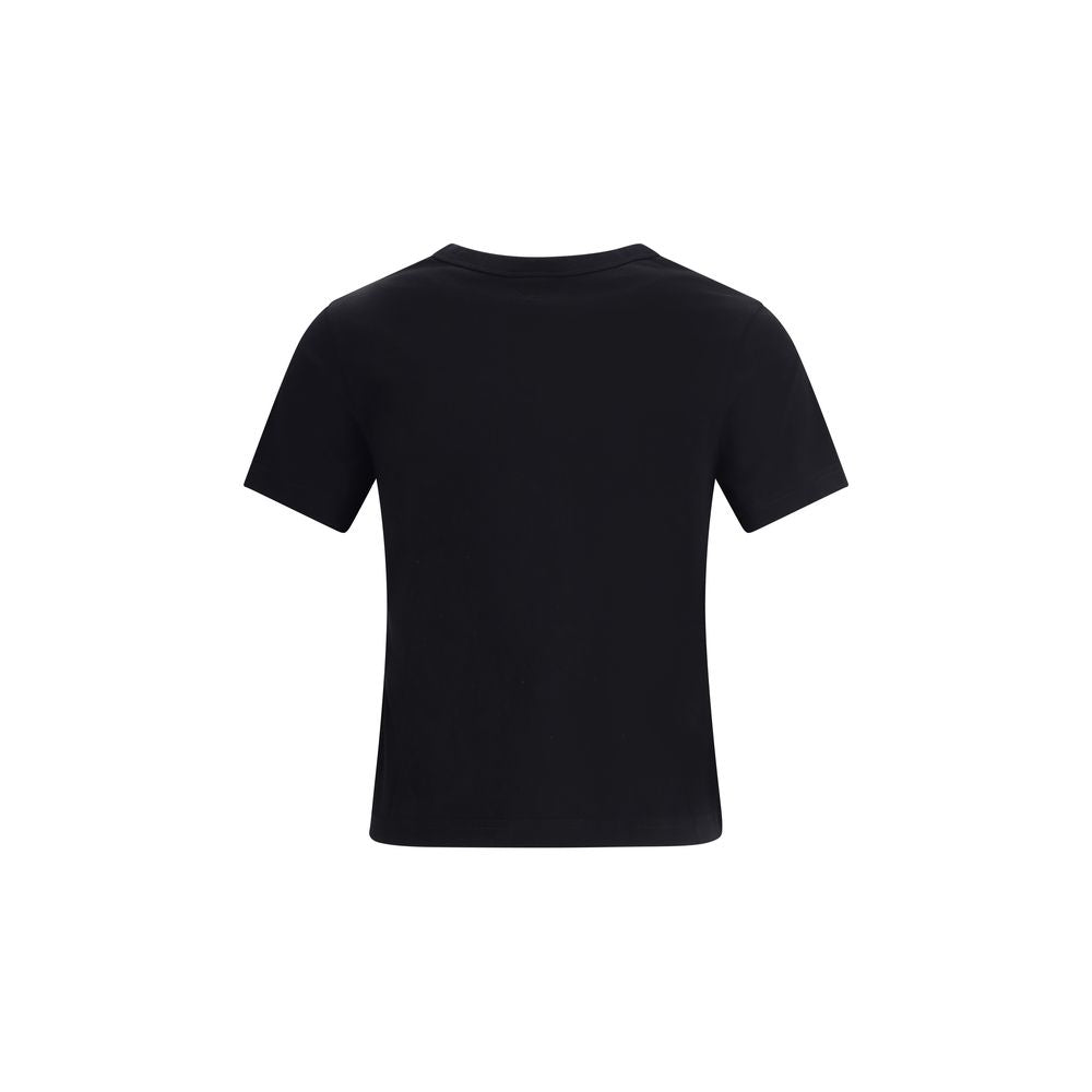 Courrèges Black Cotton T-Shirt | Regal Royce