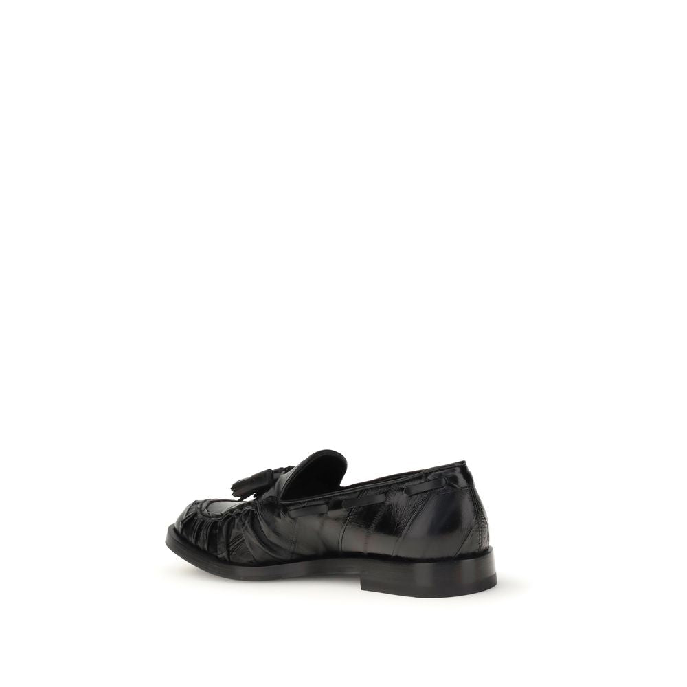 Fratelli Rossetti Black Rubber Slip-On Loafers | Regal Royce