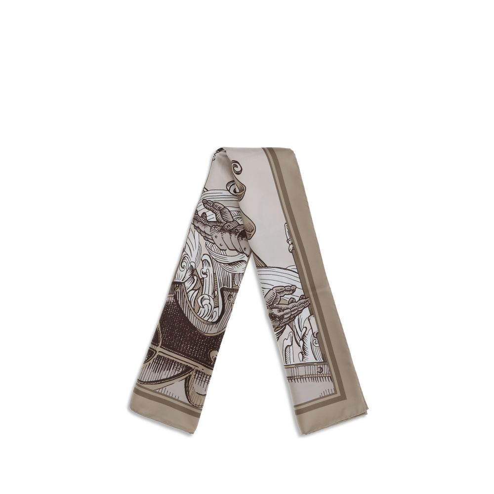 Burberry Beige Silk Scarf | Regal Royce
