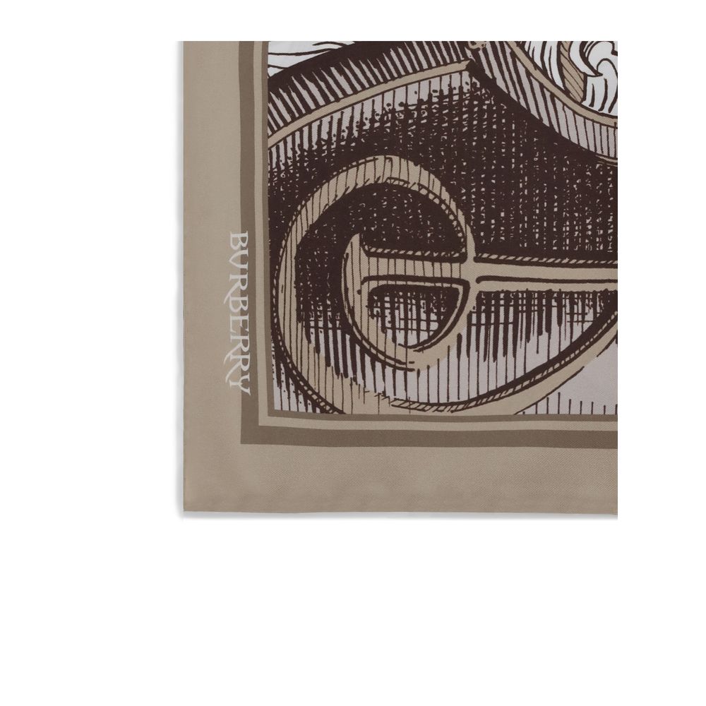 Burberry Beige Silk Scarf | Regal Royce