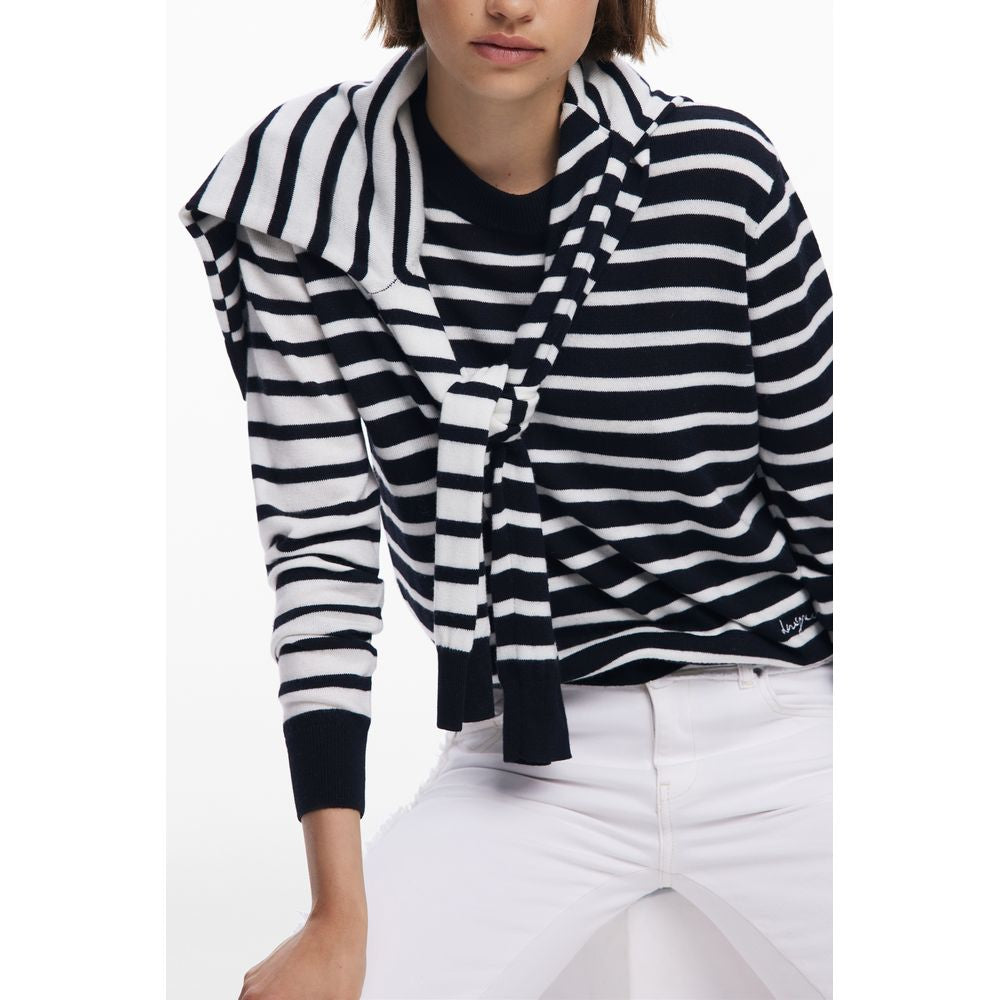 Desigual Black Wool Women Sweater | Regal Royce