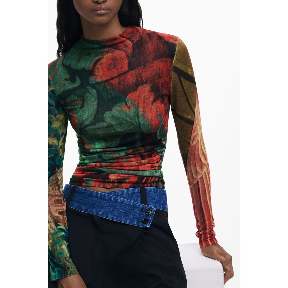 Desigual Green Viscose Sweater | Regal Royce
