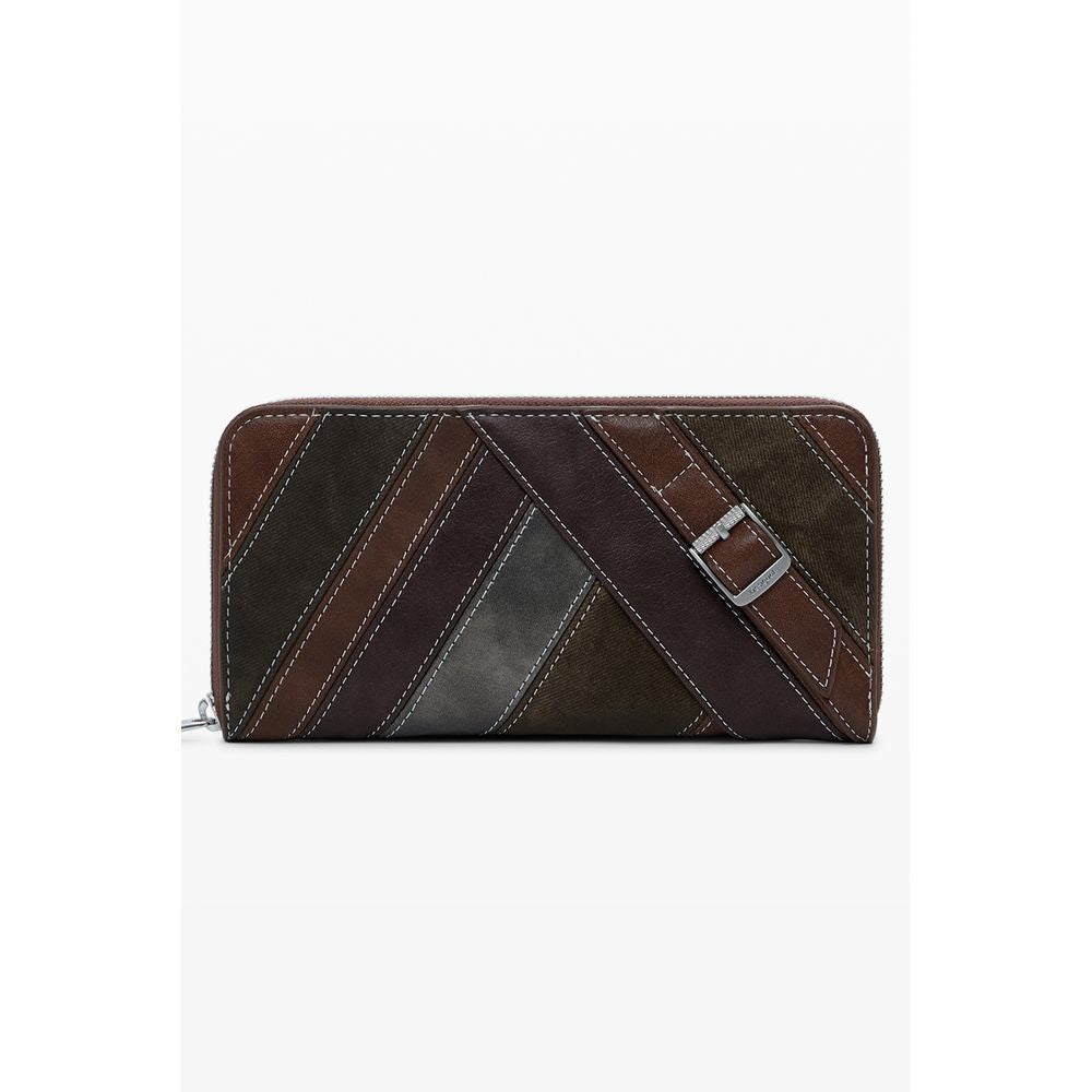 Desigual Marrone Poliuretano Women Wallet | Regal Royce