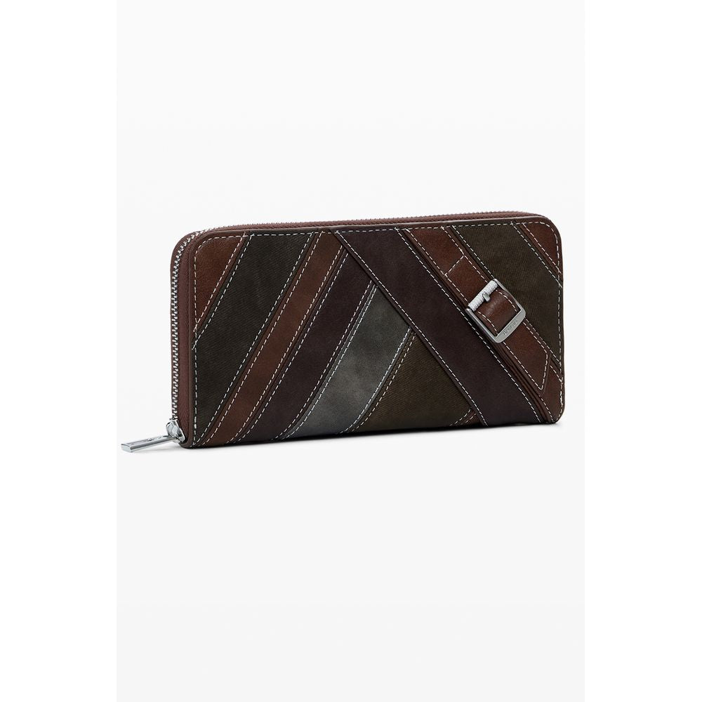 Desigual Marrone Poliuretano Women Wallet | Regal Royce