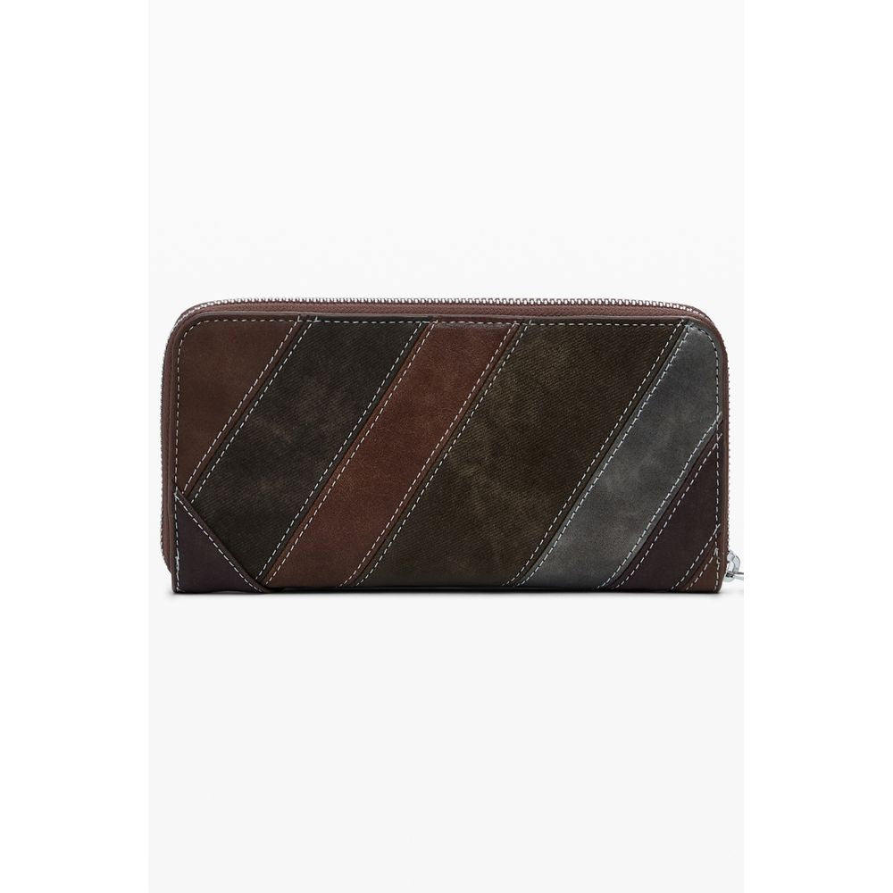 Desigual Marrone Poliuretano Women Wallet | Regal Royce