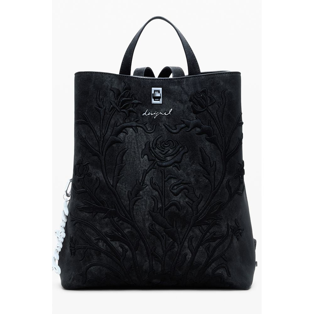 Desigual Black Polyethylene Women Backpack