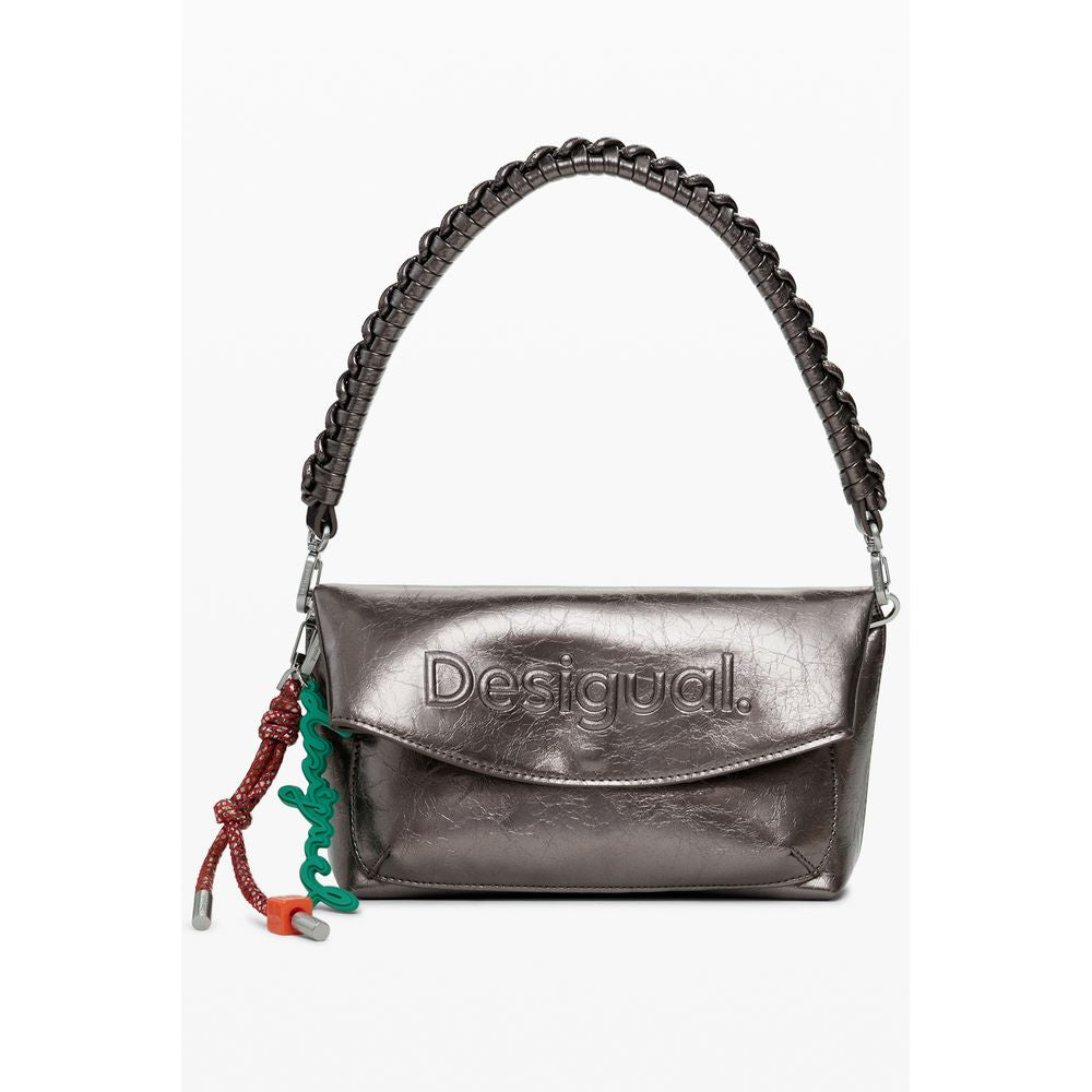 Desigual Black Polyurethane Women's Handbag | Regal Royce