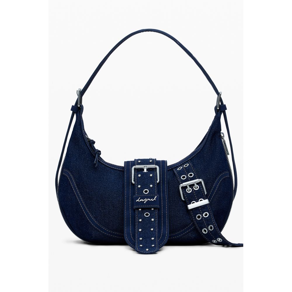 Desigual Blue Cotton Women Handbag