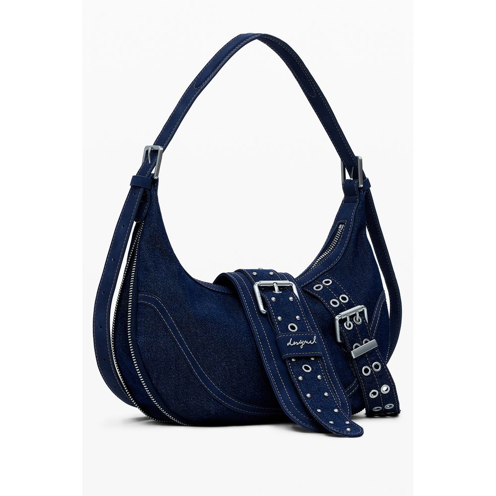 Desigual Blue Cotton Women Handbag