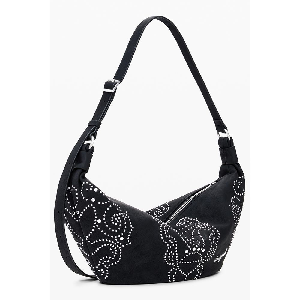 Desigual Nero Poliuretano Women Handbag | Regal Royce