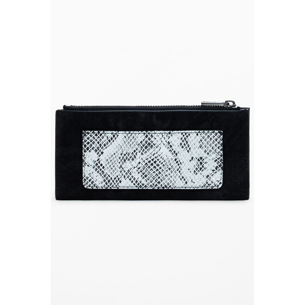 Desigual Nero Poliuretano Women Wallet | Regal Royce