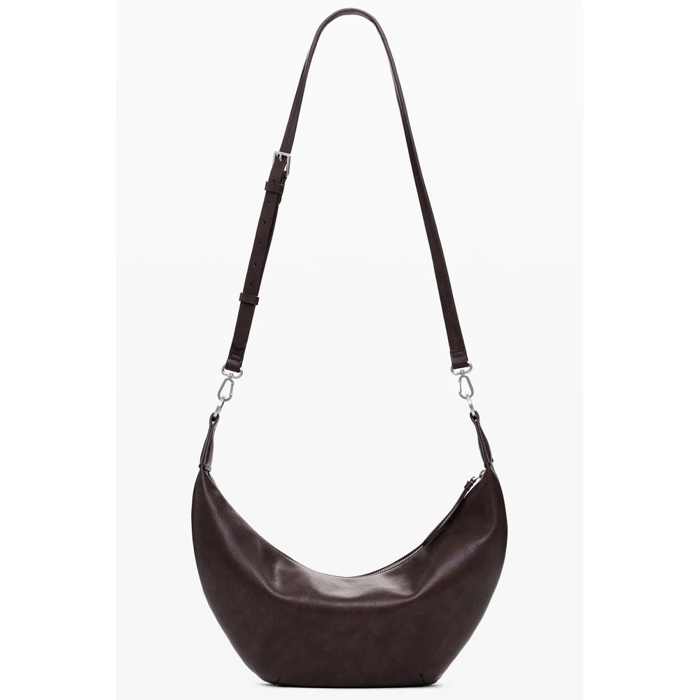Desigual Marrone Poliuretano Women Handbag | Regal Royce