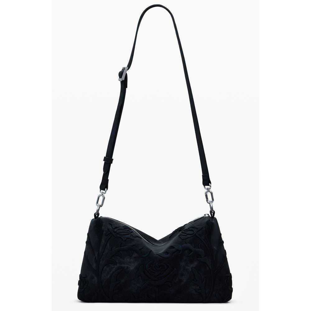 Desigual Black Polyurethane Women's Handbag | Regal Royce