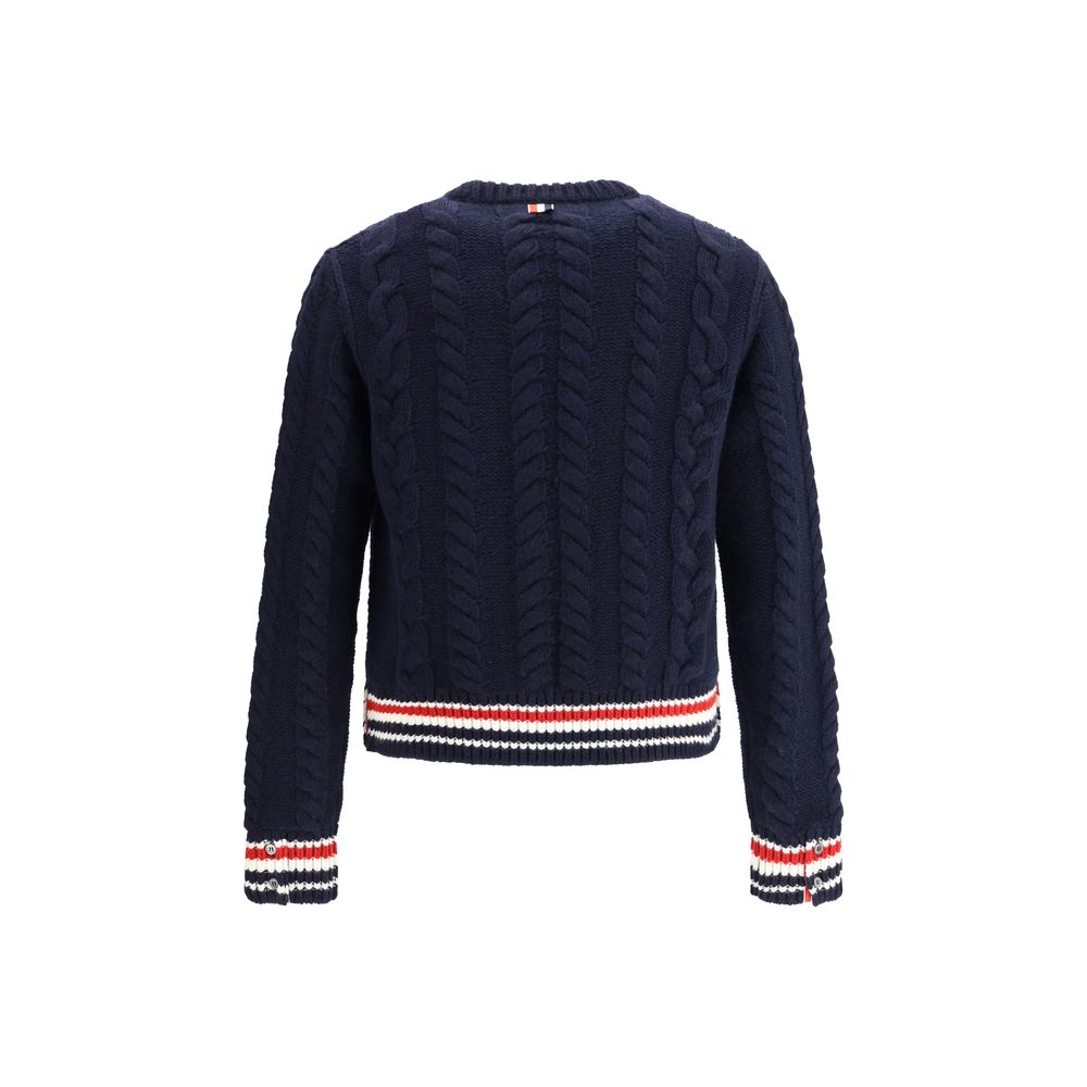 Thom Browne Blue Fleece Wool Sweatshirt | Regal Royce