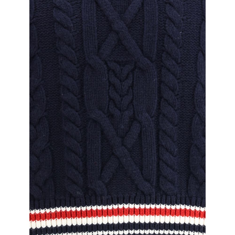 Thom Browne Blue Fleece Wool Sweatshirt | Regal Royce