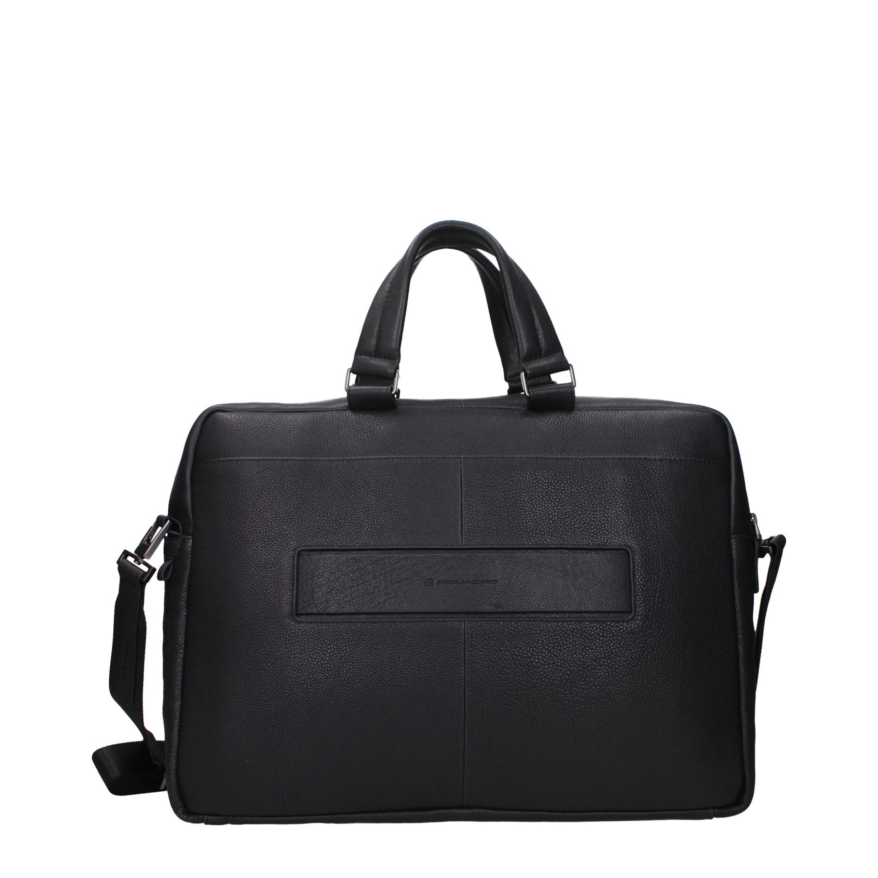 Piquadro Black Leather Business And Laptop Bag | Regal Royce