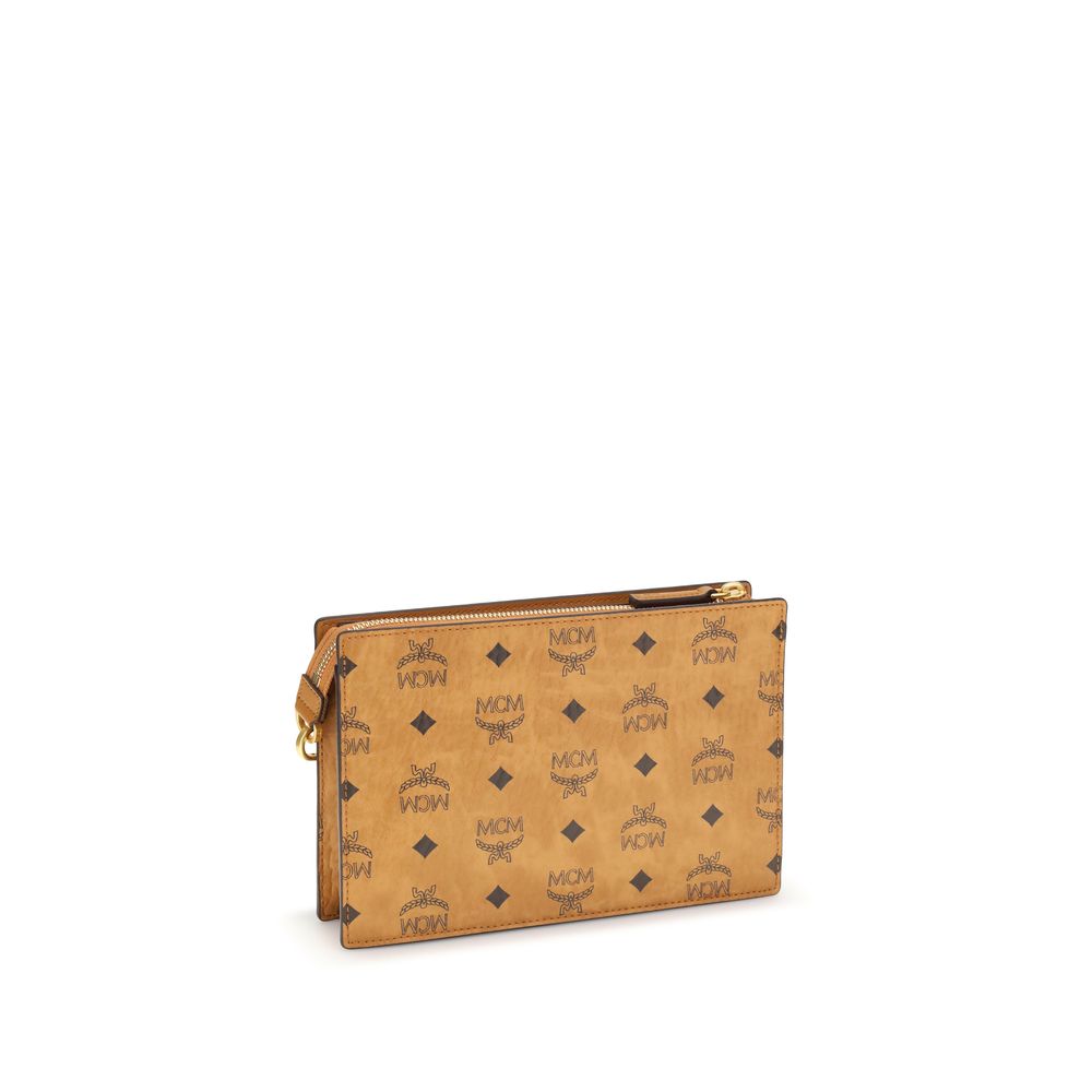 MCM Brown Polyethylene Shoulder Bag | Regal Royce