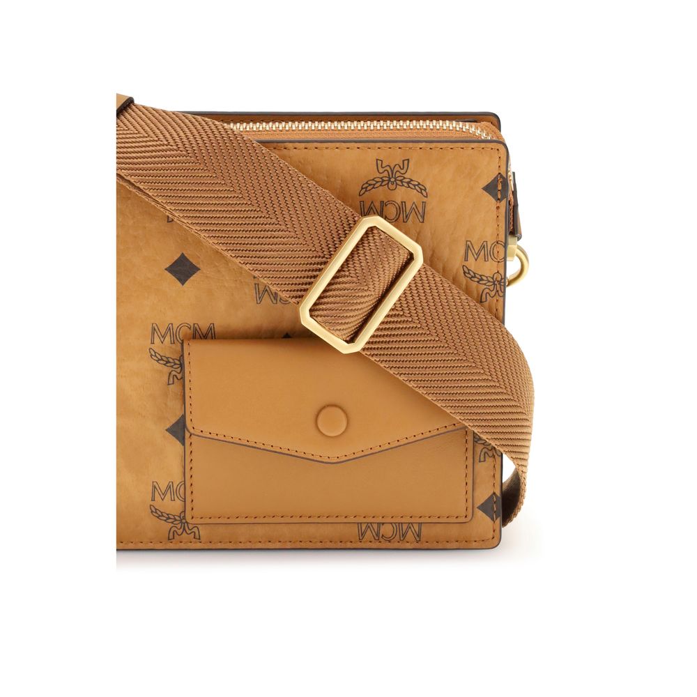 MCM Brown Polyethylene Shoulder Bag | Regal Royce