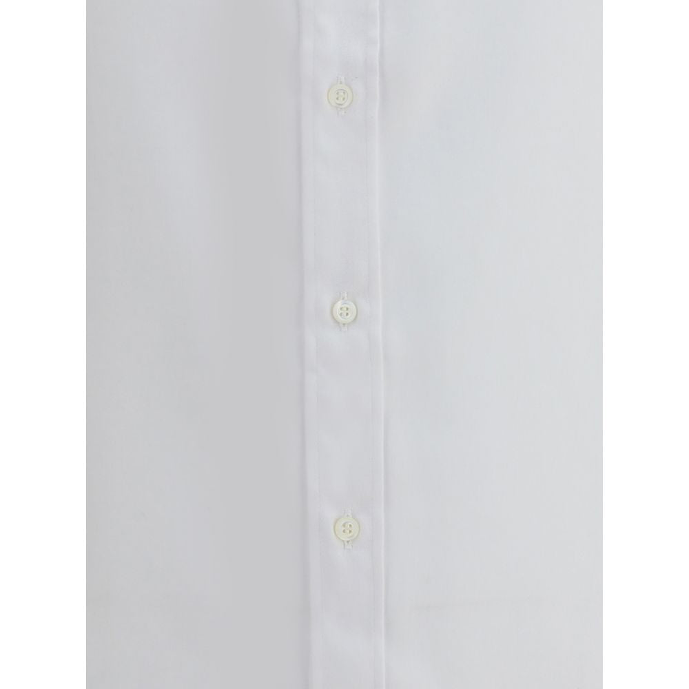 Brunello Cucinelli White Cotton Dress Shirt | Regal Royce