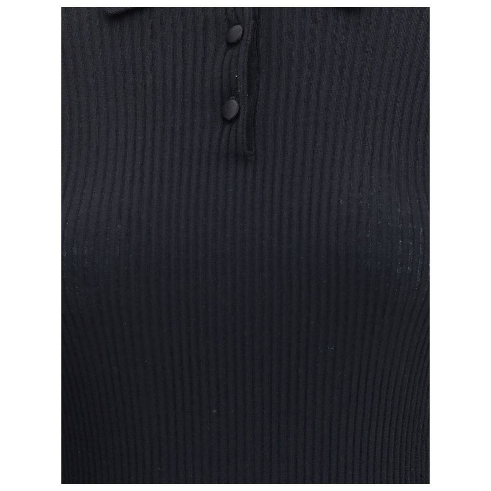 Dolce & Gabbana Black Cashmere Polo Shirt | Regal Royce