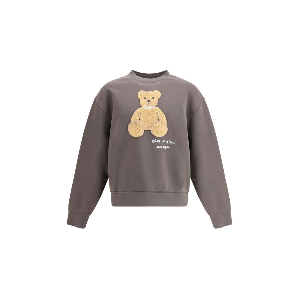 Palm Angels Brown Cotton Sweatshirt | Regal Royce